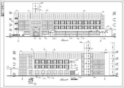 某框架结构多层综合楼建筑设计施工图