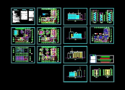 宿办综合楼建筑施工图