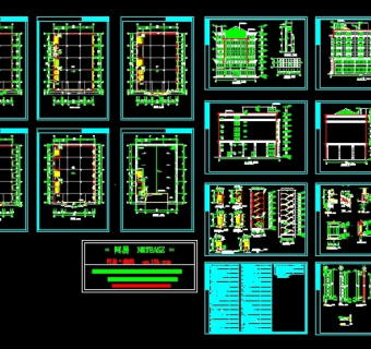 综合楼全套建筑图