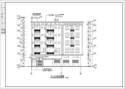 某地多层综合楼建筑设计施工图纸