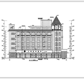 某地多层办公综合楼建筑结构设计施工图
