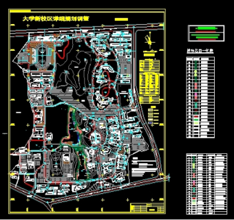 大学景观规划图纸