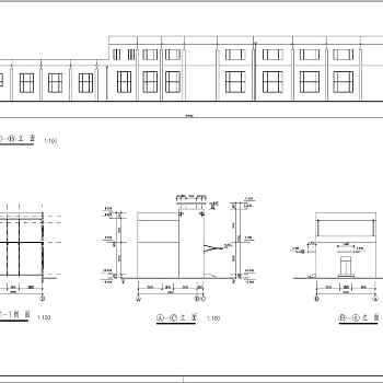 某地二层框架结构综合楼建筑结构施工图