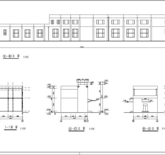 某地二层框架结构综合楼建筑结构施工图