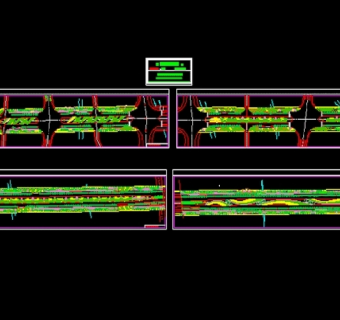 某市旭阳路景观规划设计图
