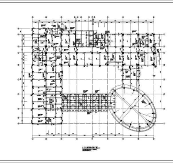 某框架剪力墙结构高层综合楼结构设计施工图