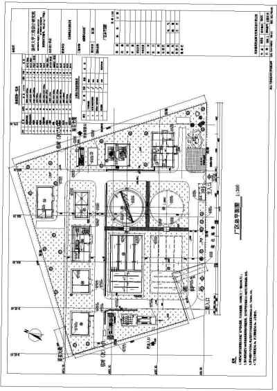 某地10000吨污水处理厂平面及高程布置图3D模型