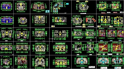 上百种户型图3D模型