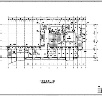 某多层医院影像楼建筑设计平面图