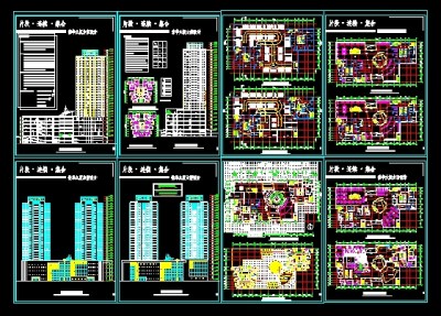 高层办公综合楼方案设计3D模型