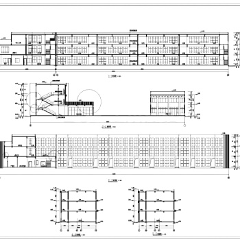 2018最新整理-20套幼儿园建筑设计施工图（含设计说明）3D模型