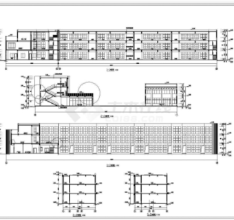 2018最新整理-20套幼儿园建筑设计施工图（含设计说明）3D模型