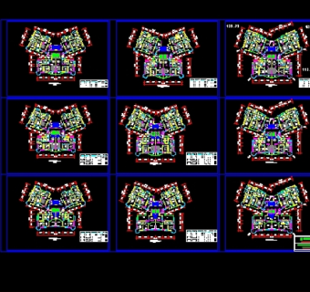 河南某小区高层户型图