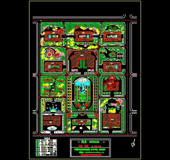 厂区总体绿化规划平面图