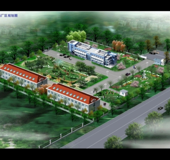 丰田厂区规划效果图