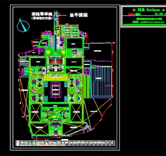 某陆军学院园林规划图