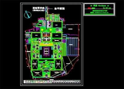 某陆军学院园林规划图