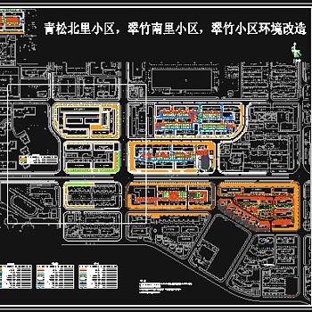 大连经济技术开发区青松 .翠竹小区规划图