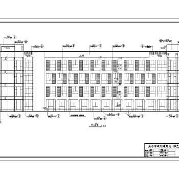 某小学教学楼全套cad施工图纸