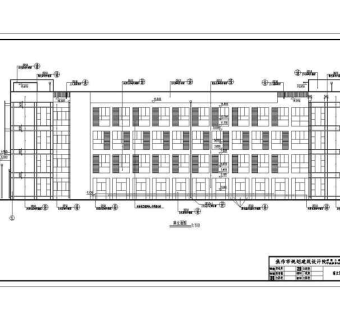 某小学教学楼全套cad施工图纸