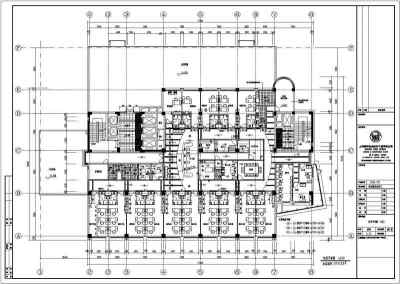 医院综合楼装修cad施工图纸3D模型