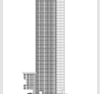 高层办公楼cad施工图