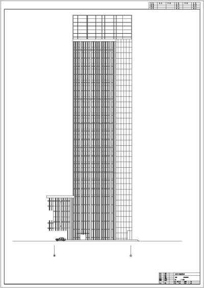 高层办公楼cad施工图