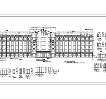 某医院5层建筑cad施工图