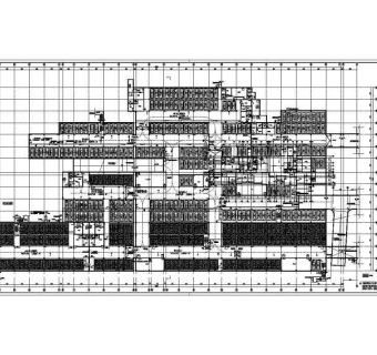 复式地下车库cad施工图