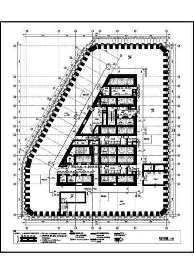 【天津】某54层超高层框架结构办公楼建筑施工图纸