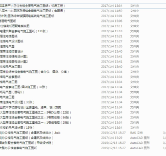 最新整理28套高层建筑强弱电电气施工图大全3D模型