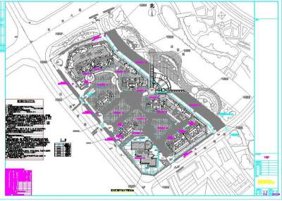 小区海绵城市给排水设计及说明、设施大样图纸3D模型