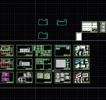 精选十套四层幼儿园建筑详细施工图