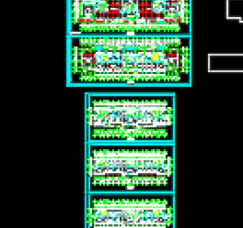 十层框剪结构高层办公楼建筑设计图