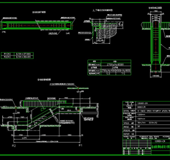 某商场自动扶梯cad标准设计施工图