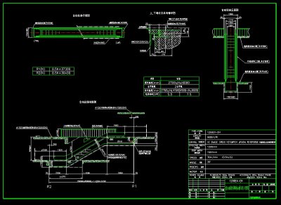 某商场自动扶梯cad标准设计施工图