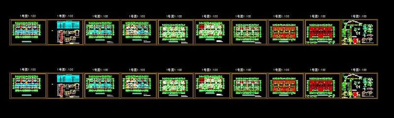 装配式多层住宅楼建筑施工cad设计方案图纸3D模型