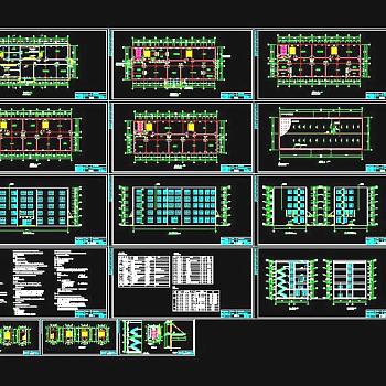 精选五套五层教学楼建筑详细毕业设计