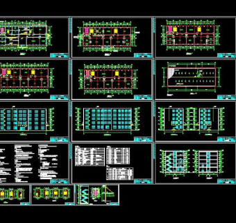 精选五套五层教学楼建筑详细毕业设计