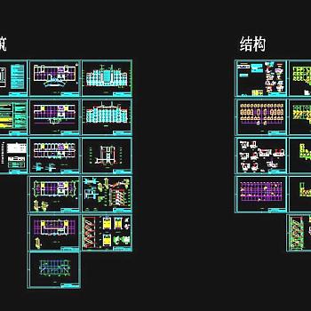 精选四层办公楼建筑毕业设计（共5套）