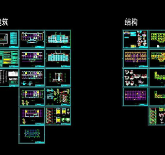 精选四层办公楼建筑毕业设计（共5套）