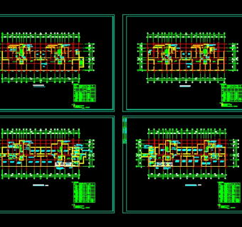 高层住宅地下室疏散设计方案全套CAD图纸