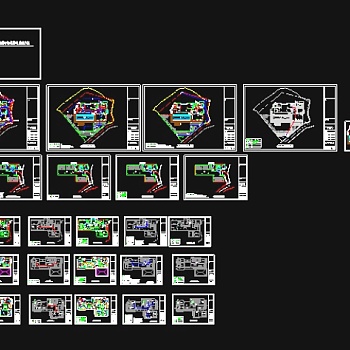 别墅装修智能家具电气弱电cad施工方案图纸3D模型