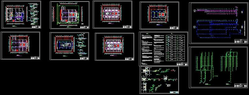 某地高层酒店给排水cad设计全套图(含设计说明）