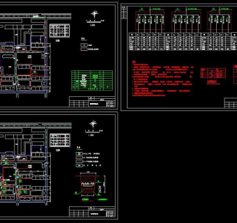 某住宅小区电力规划设计CAD施工图纸