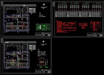 某住宅小区电力规划设计CAD施工图纸