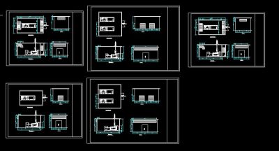 某柴油发电机房设计cad详细图纸
