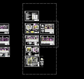 某高校变电站及发电机房设计cad电气图纸3D模型