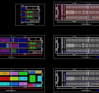 某地生鲜卖场建筑方案设计cad施工图