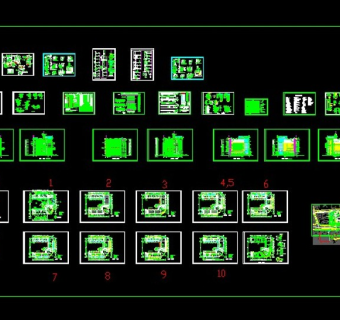 某地区某大学高层教学楼综合楼全套建施图